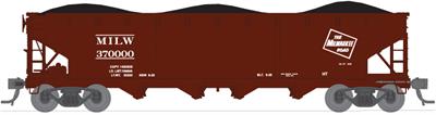 Broadway Limited 3186 N MILW ARA 70-Ton 4-Bay Hopper w/Load Set A (Pack of 6)