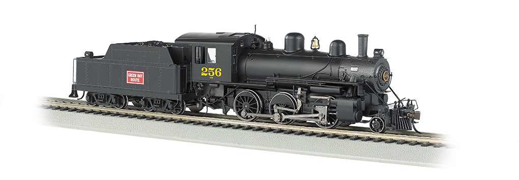 Bachmann 51712 HO Green Bay & Western Alco 2-6-0 Steam Locomotive & Tender #256