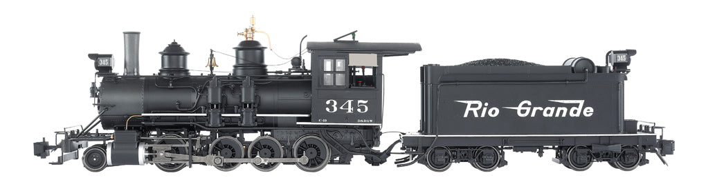 Bachmann 83194 D&RGW C-19 2-8-0 DCC Ready Steam Locomotive #345