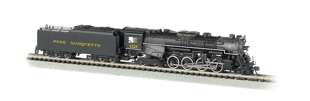 Bachmann 50955 N Pere Marquette 2-8-4 Berkshire Tender w/Sound & DCC #1225