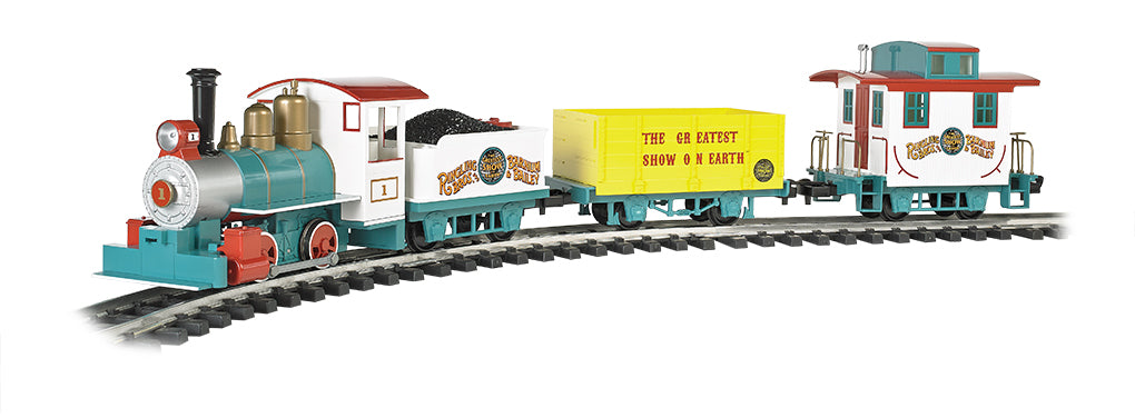 Bachmann 90194 Ringling Bros Li'l Big Top Circus G Gauge Steam Starter Train Set