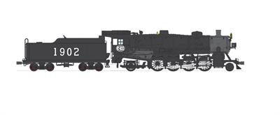 Broadway Limited 2902 HO Chicago & Eastern Illinois Light 2-8-2 Mikado #1925