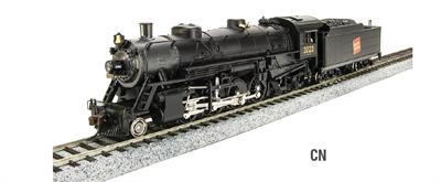 Broadway Limited 2905 HO Canadian National USRA Light 2-8-2 Mikado #3724