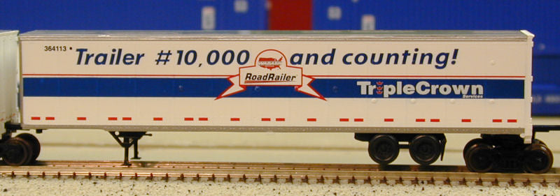 Deluxe Innovations 290501 N Scale Roadrailer(R) Duraplate Trailer Triple Crown