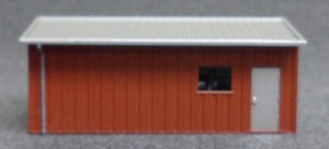 Deluxe Innovations 356 N 2-1/8" x 1-1/4" Brown Armco Workshop Assembled Building