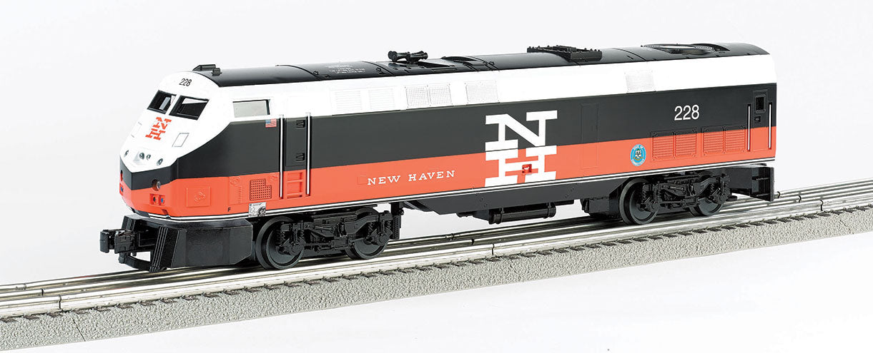 Williams 23303 O New Haven GE P42 Genesis Diesel Locomotive #228
