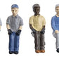 Broadway Limited 1008 HO Engineer & Fireman Styles A-H Figures (Set of 8)