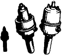 Cal Scale 190-247 HO Steam Loco Brass Casting Pop Valves Large Style (Pack of 6)