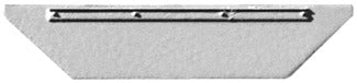 Cannon 1551 HO EMD Cab Razor Edge Style Sunshades with Bracket (Pack of 8)