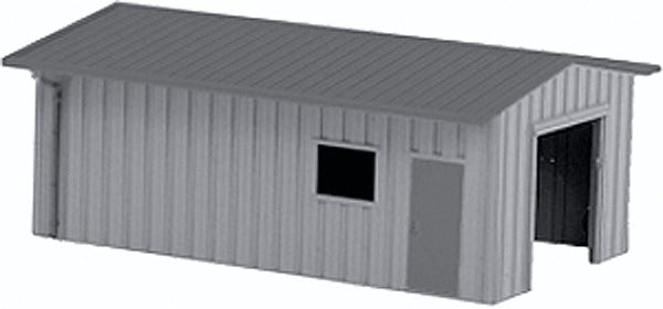 Deluxe Innovations 351 N Gray Armco Ready-To-Place Workshop Assemble Building
