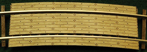 GCLaser 11275 HO Code 83/100 Rail 18' Radius Curved Grade Crossing (Pack of 2)