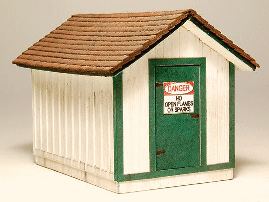 GCLaser 1294 HO Gas House - Laser-Cut Wood Kit
