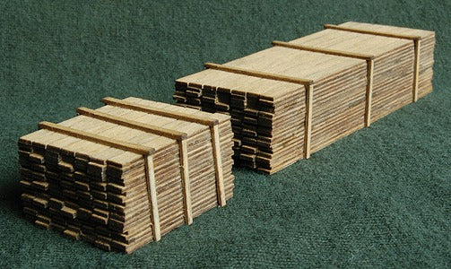 GCLaser 292-13311 N Scale 3 x 12 Lumber Load One Each 8' & 20' Loads Plywood Kit