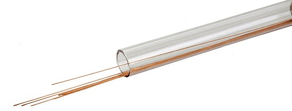 Tichy 1100 Phosphor Bronze Wire 8" 20.3cm Long .02cm Diameter (Pack of 10)