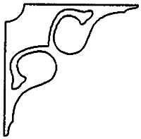 Grandt Line 3943 G 1" x 1" Eave Bracket (Pack of 4)