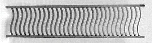 Grandt Line 5295 HO S-Curved Iron Railing (Pack of 4)