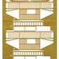 Gold Medal Models 160-3 N Standard Fire Escape Basic Set 3-Story Kit