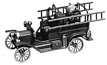 Jordan Products 208 HO Higway Miniatures 1913 Ford Fire Truck Model T Kit