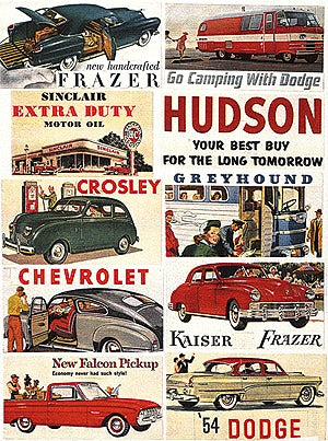 JL Innovative Design 361-226 Billboard Signs Vintage Automobiles