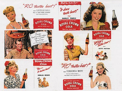 JL Innovative Design 299 HO Stars of the Past RC Cola BB Signs (Set of 6)