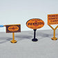 JL Innovative Design 473 HO Pennzoil Vintage Gas Station Curb Signs (Set of 3)