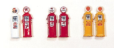 JL Innovative Design 514 HO Texaco Deluxe Custom Gas Pump (Pack of 2)