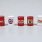 JL Innovative Design 556 Atlantic Oil Barrels 3 Red, 2 White