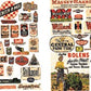JL Innovative Design 683 N Farm Implement Feed & Seed Signs/Posters (Set of 54)