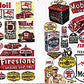 JL Innovative Design 685 N Gas Station & Oil Company Signs/Posters (Set of 41)