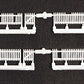JL Innovative Design 361-805 HO Scale Picket Fence Weathered W/Signs