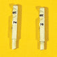 JL Innovative Design 832 HO Right of Way Signs, Post Style Section Set (4)