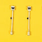 JL Innovative Design 833 HO Right of Way Signs, Whistle Sign (Set of 4)