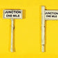 JL Innovative Design 837 HO Junction One Mile Sign Set (Pack of 2)