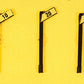 JL Innovative Design 843 HO Angled Speed Signs Slow Set (Pack of 3)