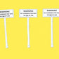 JL Innovative Design 850 HO No Clearance Man on Top of Car Sign Set (Pack of 3)