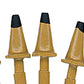 JL Innovative Design 897 HO Highway Cones 1950s Mustard Yellow (Pack of 5)