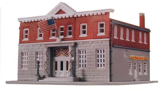 Life Like 7481 N Scale 5th Precinct Police Station Building Kit