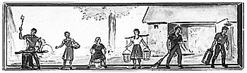 Merten N-5896 N Farm Workers Figures (Set of 6)