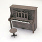 B.T.S. 23008 HO Upright Piano Laser-Cut Wood Kit w/Piano & Stool