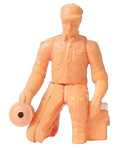 Model Power 7001 O Man w/ Flashlight Unpainted Lighted Figure