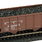 Model Railstuff 230 HO Coal Load For Athearn 34' 2-Bay Hopper (Pack of 2)