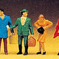 Preiser 14029 HO Standing Travelers Figures (Set of 6)