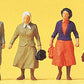 Preiser 14085 HO Female Commuters on Way to Railway Figures (Set of 6)