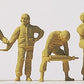 Preiser 16567 HO Unpainted US Army Tank Crew Plastic Figure Kit (Set of 8)