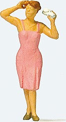 Preiser 28120 HO Woman Styling Her Hair Figure