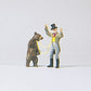 Preiser 29041 HO Bear Trainer with Bear Figures (Set of 2)