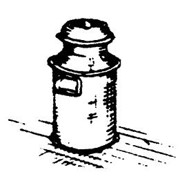 Scale Structures 2277 Milk Cans (Unpainted Metal Castings) (Pack of 5)