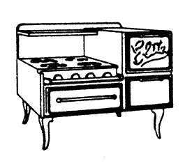 Scale Structures 5101 Unpainted Elite Gas Stove (Metal Casting)