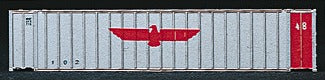 Walthers 933-3456 N APC 48' Ribbed Container Assembled