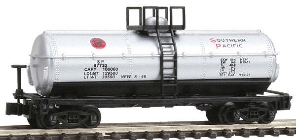 Model Power 490-83753 40' Chemical Tank Car Southern Pacific (Silver)